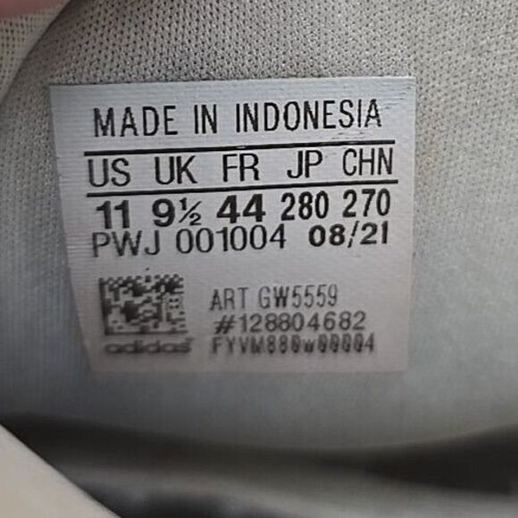 Adidas Cloud foam Super Women's Size 11- Pwj001004 White Sport Shoes Hook n Loop - Picture 13 of 13